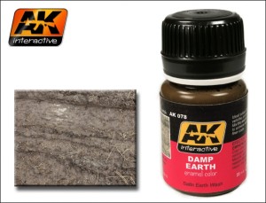 Wash Enamel - DAMP EARTH - AK-interactive  078