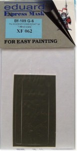 1:48 Maski Messerschmitt Bf-109 G-6 - Eduard XF062