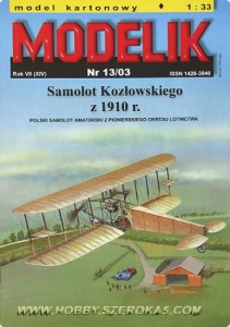 1:33 SAMOLOT KOZŁOWSKIEGO - Modelik 0313