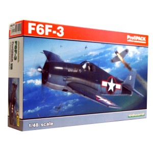 1:48 Grumman F6F-3 HELLCAT - Amerykański pokładowy samolot myśliwski - Eduard 8227 [ProfiPack]
