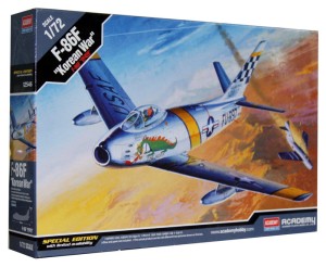 1:72 North American F-86 F SABRE Korean War - Amerykański Samolot Myśliwski - Academy 12546