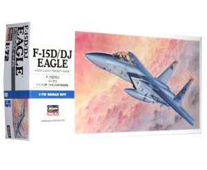 1:72 McDonnell Douglas F-15 D/DJ EAGLE - Amerykański samolot myśliwski - Hasegawa 00435