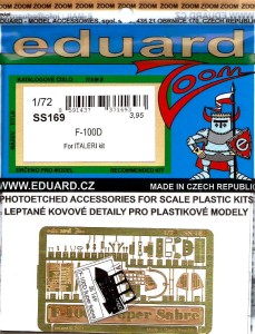 1:72 Elementy fototrawione.F-100 D SUPER SABRE [Italeri] - Eduard SS169
