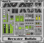 1:48 Elementy fototrawione Brewster BUFFALO [Tamiya] - Eduard FE279
