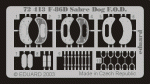 1:72 Elementy fototrawione F-86 D SABRE F.O.D. [Hasegawa] - Eduard 72413
