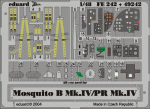 1:48 Elementy fototrawione.MOSQUITO B Mk.IV/PR Mk.IV [Tamiya] - Eduard FE242