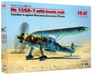 1:48 Henschel HS-126 A-1 - Niemiecki samolot zwiadowczy - ICM 48213