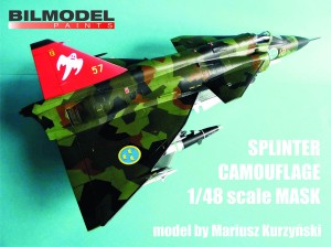 1:48 Maski do SAAB J-37  VIGGEN - Bilmodel M48001