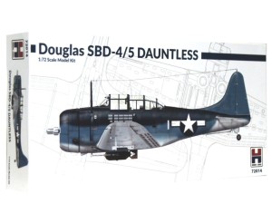 1:72 Douglas SBD-4/5 DAUNTLESS - Amerykański pokładowy nurkujący samolot bombowy - Hobby2000 72014 / Hasegawa