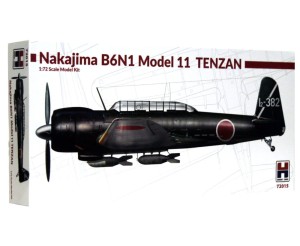 1:72 Nakajima B6N1 TENZAN model 11 - Japoński pokładowy samolot torpedowo-bombowy - Hobby2000 72015 / Fujimi