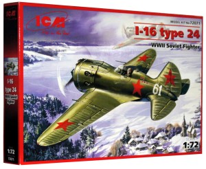 1:72 Polikarpow I-16 type 24 - Radziecki Samolot Myśliwski - ICM 72071