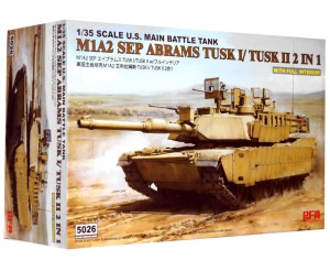 1:35 M1A2 ABRAMS Tusk I/II full interior – RFM 5026