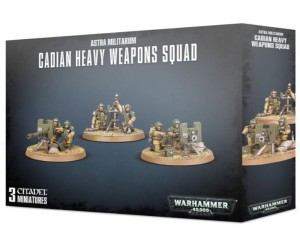 Warhammer 40 000  Astra Militarum - CADIAN HEAVY WEAPON SQAD 47-19