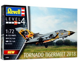 1:72 PANAVIA TORNADO ECR TIGERMEET 2018 - Europejski Samolot Wielozadaniowy - Revell 03880