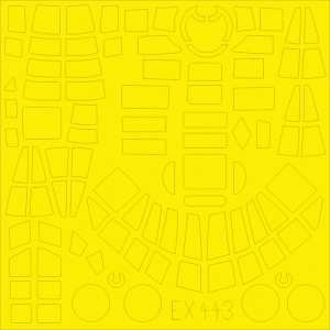 1:48 Maski Blohm & Voss BV-141 - Eduard EX443