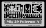1:72 Elementy fototrawione MiG-29 Fulcrum A [Italeri] - Eduard SS183