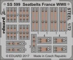 1:72 Elementy fototrawione - Pasy Francja II wś - Eduard SS599