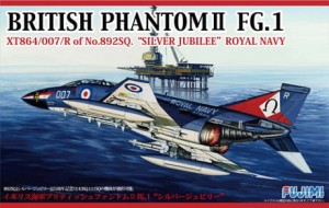 1:72 McDonnell Douglas F-4 PHANTOM II FG.1 - Amerykański Pokładowy Samolot Wielozadaniowy - Fujimi 722726