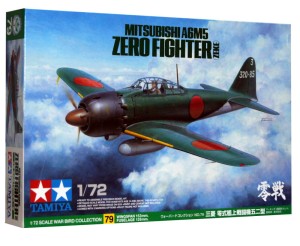 1:72 Mitsubishi A6M5 ZERO - Japoński pokładowy samolot myśliwski - Tamiya 60779
