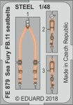 1:48 Elementy fototrawione SEA FURY FB.11 pasy [Airfix] - Eduard FE879