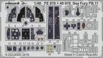 1:48 Elementy fototrawione SEA FURY FB.11 [Airfix] - Eduard FE878