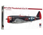 1:72 Republic P-47 M THUNDERBOLT 61st FS - Hobby2000 72045 / Hasegawa + Cartograf + Maski