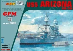 1:200 USS ARIZONA Amerykański pancernik z II w.ś.- GPM 585