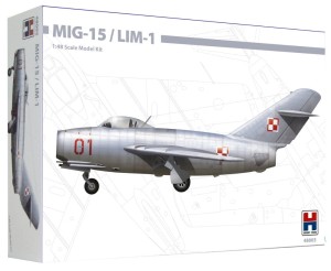 1:48 Mikojan i Guriewicz MiG-15 / LiM-1 - Hobby2000 48005 / Bronco + Cartograf + Maski