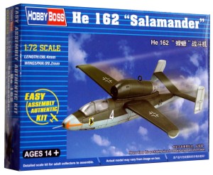 1:72 Heinkel HE-162 SALAMANDER - Hobby Boss 80239