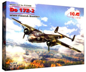 1:72 Dornier DO-17 Z-2 - Niemiecki samolot bombowy - ICM 72308
