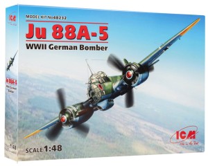 1:48 Junkers JU-88 A-5 - Niemiecki samolot bombowy - ICM 48232