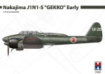 1:72 Nakajima J1N1-S GEKKO early - Hobby2000 72053 / Fujimi + Cartograf 