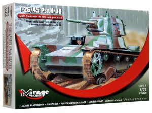 1:72 T-26/45 Finlandia - Radziecki czołg lekki z II w.ś.- Mirage 726020