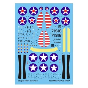 1:72 Kalkomanie TBD-1 DEVASTATOR - Techmod 72132