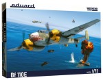1:72 Messerschmitt BF-110 E - Niemiecki samolot wielozadaniowy - Eduard 7464 [Weekend Edition]