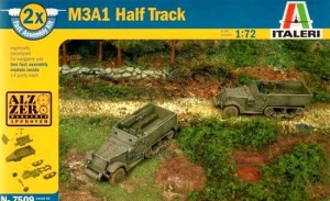 1:72 M3A1 Half Track (2 modele w zestawie) - Italeri 7509