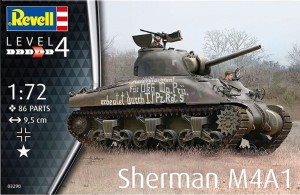 1:72 M4A1 SHERMAN - Amerykański czołg średni z II w.ś. - Revell 03290