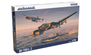 1:72 Messerschmitt BF-110 G-2 - Niemiecki samolot wielozadaniowy - Eduard 7468 [Weekend Edition]