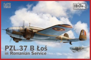 1:72 PZL.37 B II ŁOŚ in Romanian Service - IBG 72516