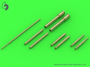 1:72 Elementy waloryzacyjne FW-190 A2 - A5 armament set (MG 17, MG FF, MG 151 barrel tips) & Pitot Tube (for Eduard kit) - Master AM-72-128 (1)