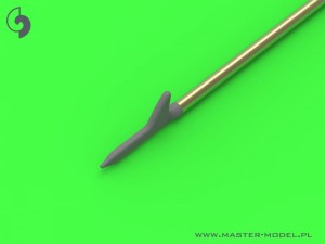 1:72 Elementy waloryzacyjne US WWII Pitot Tube - "Shark-fin" type probe (1 pc) - used on P-36, P-39, P-40, P-47, A-36, B-239, T-6, B-25 and many more - Master AM-72-146
