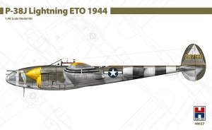 1:48 Lockheed P-38 J LIGHTNING ETO 1944 - Hobby2000 48027 / Academy + Cartograf + Maski