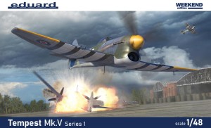 1:48 Hawker TEMPEST Mk.V seria 1 - Brytyjski samolot myśliwski - Eduard 84195 [weekend edition]