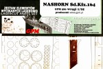1:25 Elementy wycinane laserowo do Sd.Kfz.164 NASHORNkoła szkielet i detale- GPM 580