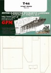 1:25 Elementy wycinane laserowo do T-62 - GPM 502