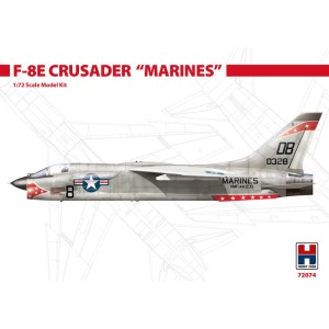 1:72 Chance Vought F-8 E CRUSADER Marines - Amerykański  pokładowy samolot myśliwski - Hobby2000 72074 / Academy