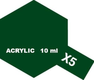 Tamiya Farba Akrylowa X- 5 GLOSS GREEN 10 ml - 81505
