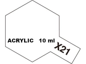 Tamiya Farba Akrylowa X-21 FLAT BASE 10 ml - 81521