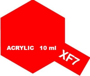 Tamiya Farba Akrylowa XF- 7 FLAT RED 10 ml - 81707