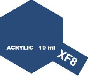 Tamiya Farba Akrylowa XF- 8 FLAT BLUE 10 ml - 81708